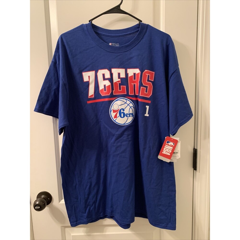 Philadelphia 76ers Harden #1 NBA T-Shirt Men's Size XL Blue - Picture 2 of 8